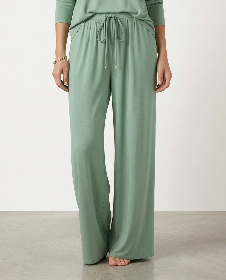 Women's High-Waist Wide-Leg Trousers - 2