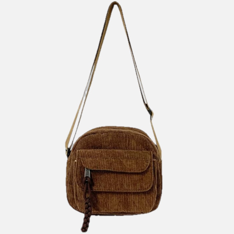 Mini Crossbody Bag with Adjustable Strap and Multiple Pockets