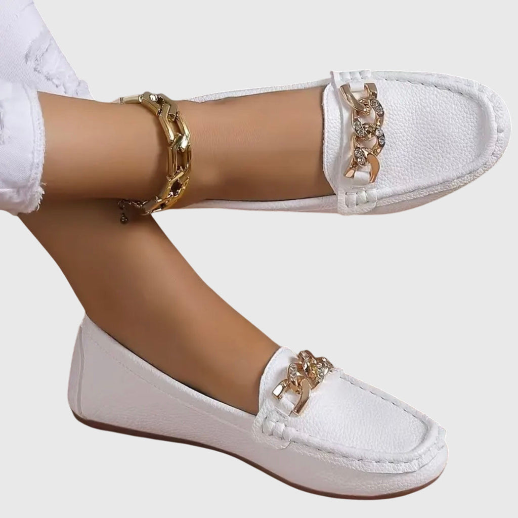 Melissa | Orthopaedic Loafers - White