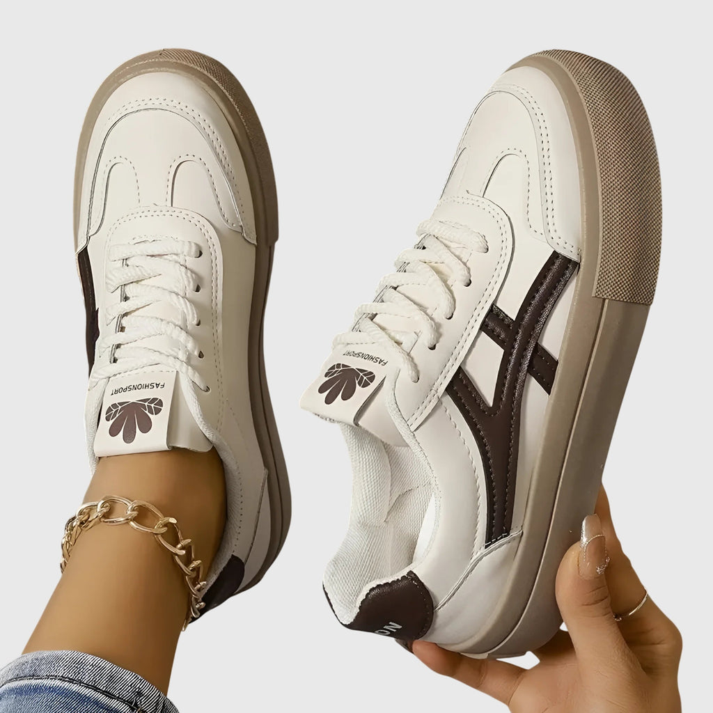 Elza | Orthopaedic Trainers - Brown