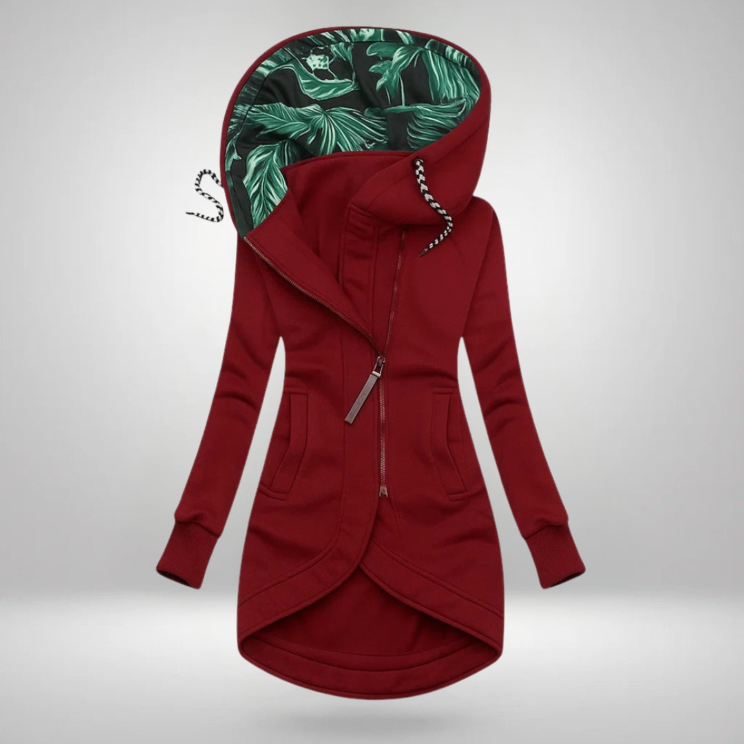 Analynn | Elegant Coat - Burgundy