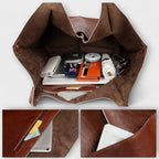 Women's Oversized Weekend Tote Bag with Shoulder Straps - 19