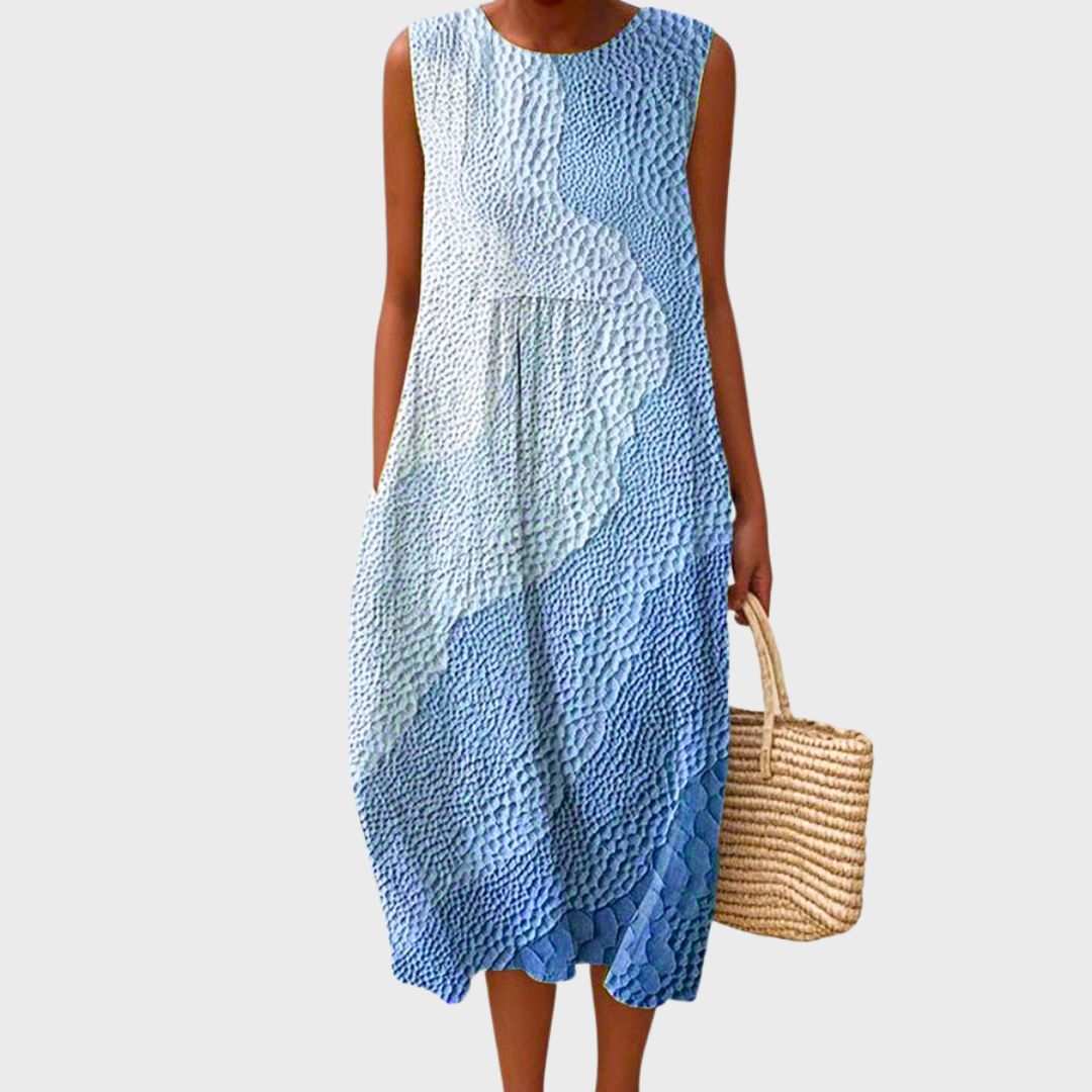 Sophryana | Comfortable Dress - Blue 1