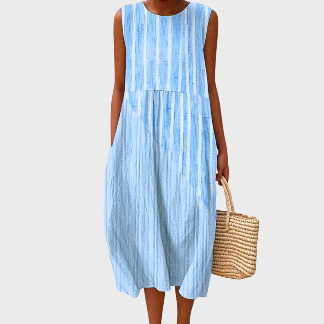 Sophryana | Comfortable Dress - Blue 2