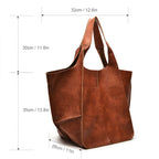 Women's Oversized Weekend Tote Bag with Shoulder Straps - 8