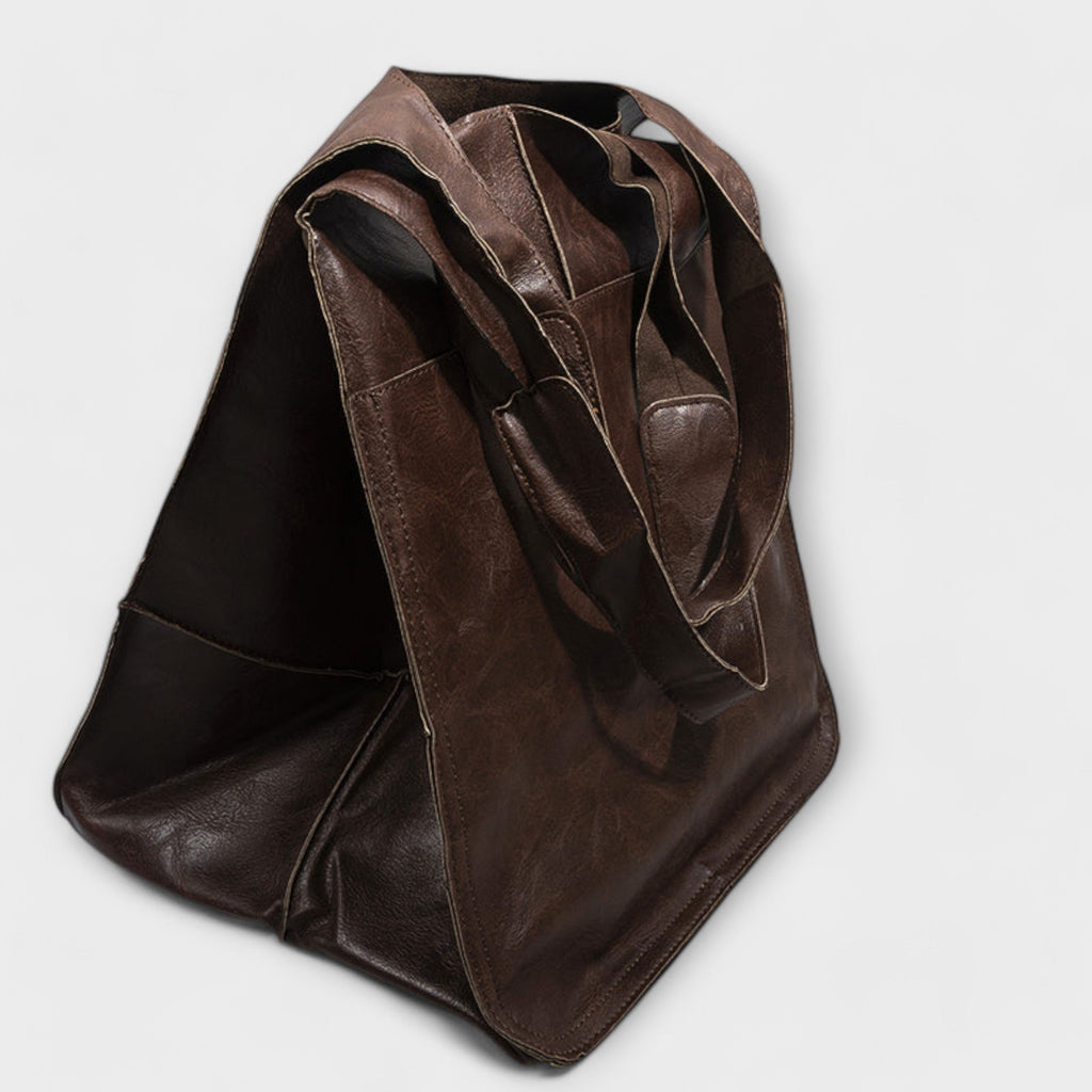 Women's Oversized Weekend Tote Bag with Shoulder Straps - 5