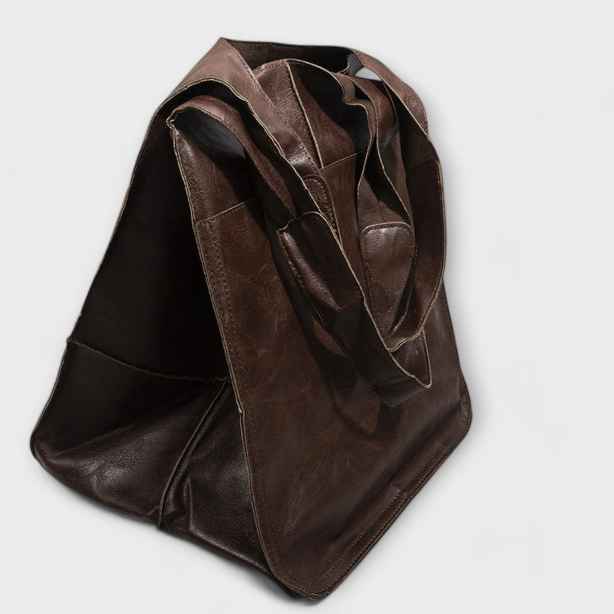 Women's Oversized Weekend Tote Bag with Shoulder Straps - 5