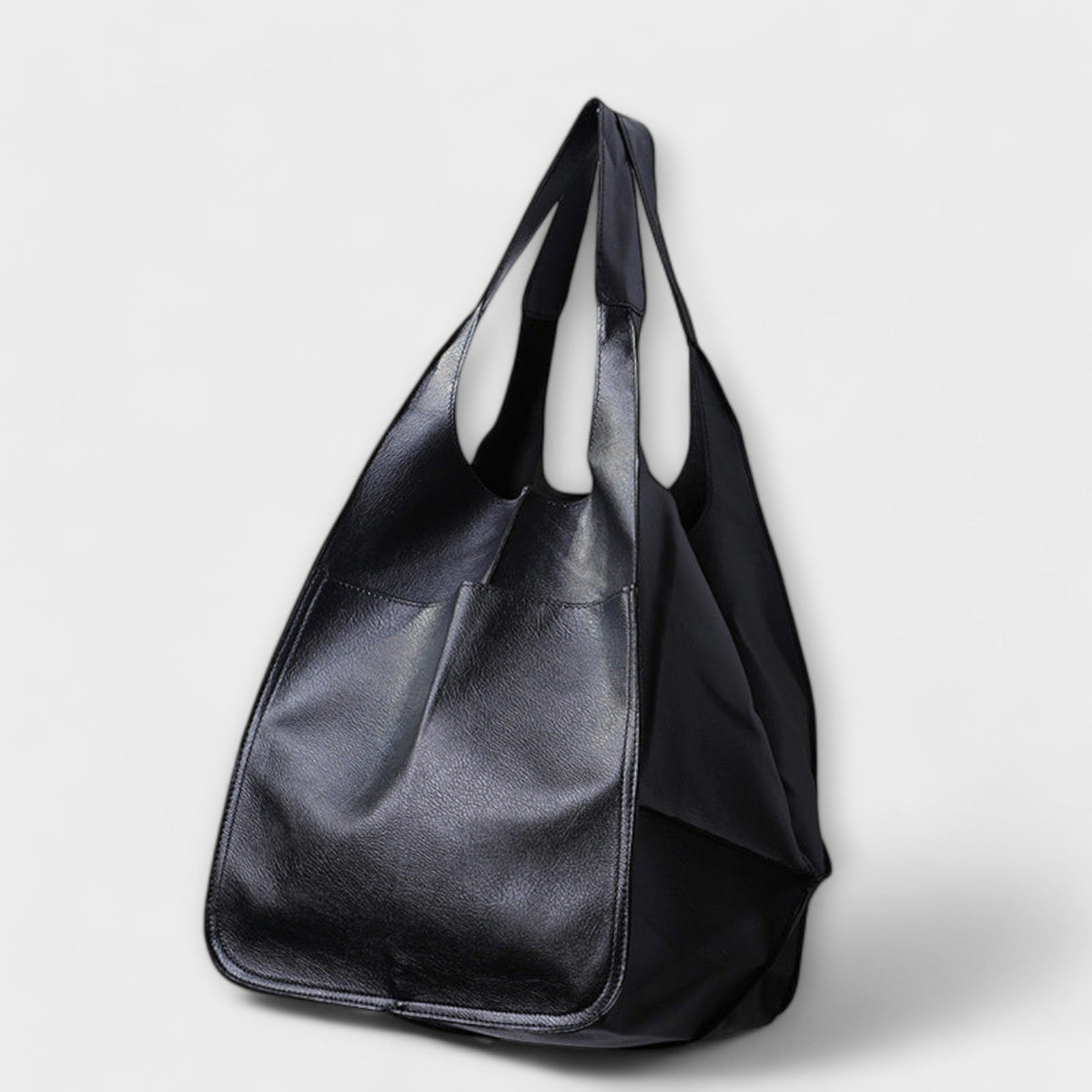 Women's Oversized Weekend Tote Bag with Shoulder Straps - 2