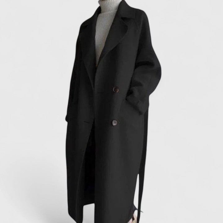 Zyrenya | Elegant Coat - Black