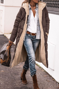 Sasha | Elegant Reversible Coat - Brown