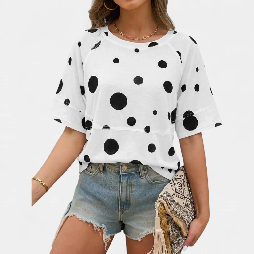 Women's Casual Batwing Sleeve Blouse - 28