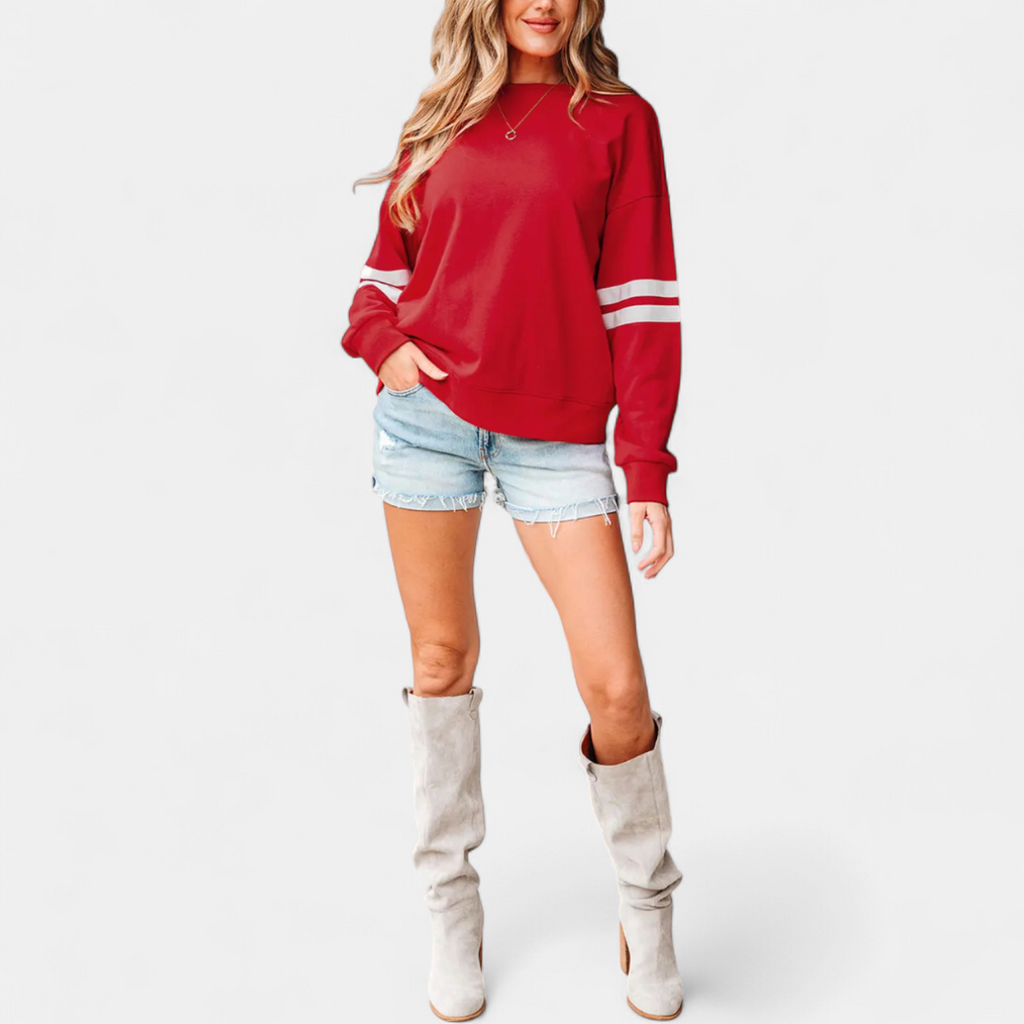 Women's Colourblock Pullover Sweatshirt