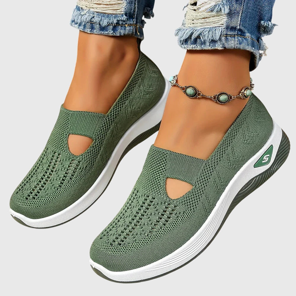 Emely | Orthopaedic Slip-On Shoes - Green