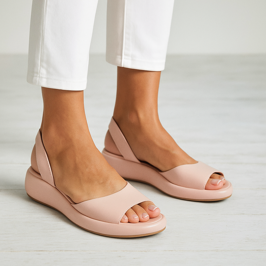 Women's Open-Toe Slingback Wedge Sandals - 3