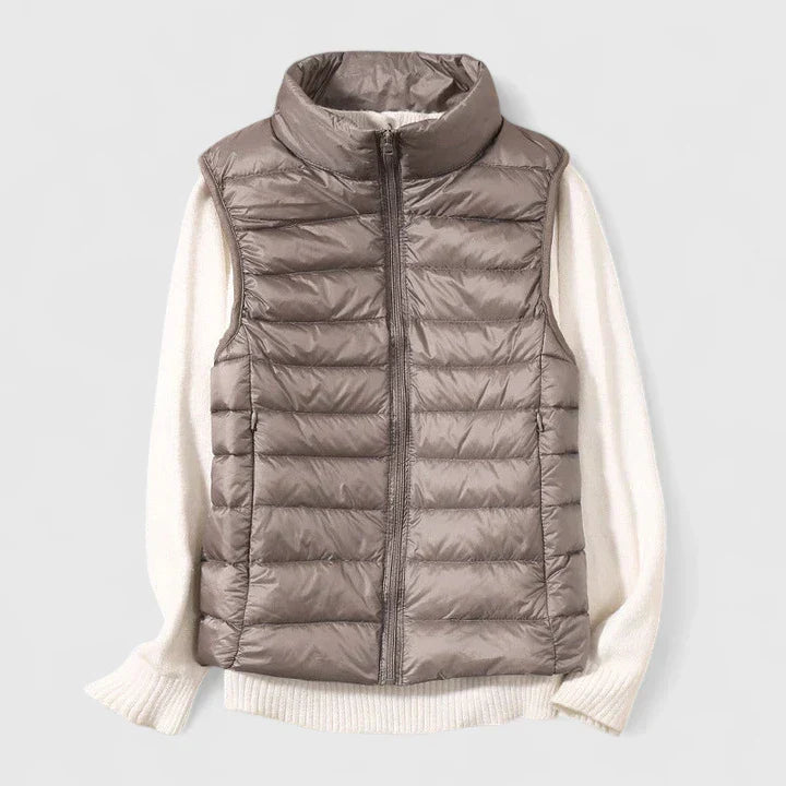 Janyressa | Comfortable Waistcoat - Beige