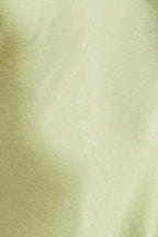 Women's Satin Maxi Dress Sleeveless with Floral Trim and V-Neck - 11