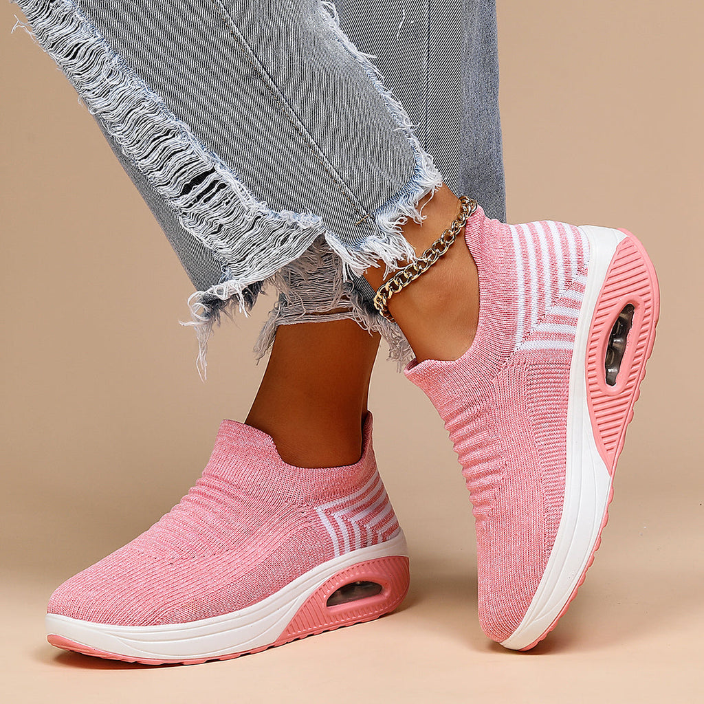 Women's Slip-On Trainers with Air Cushion Sole - 6