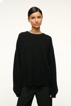 Women's Relaxed Crew-Neck Knit Jumper with Boxy Fit - 2