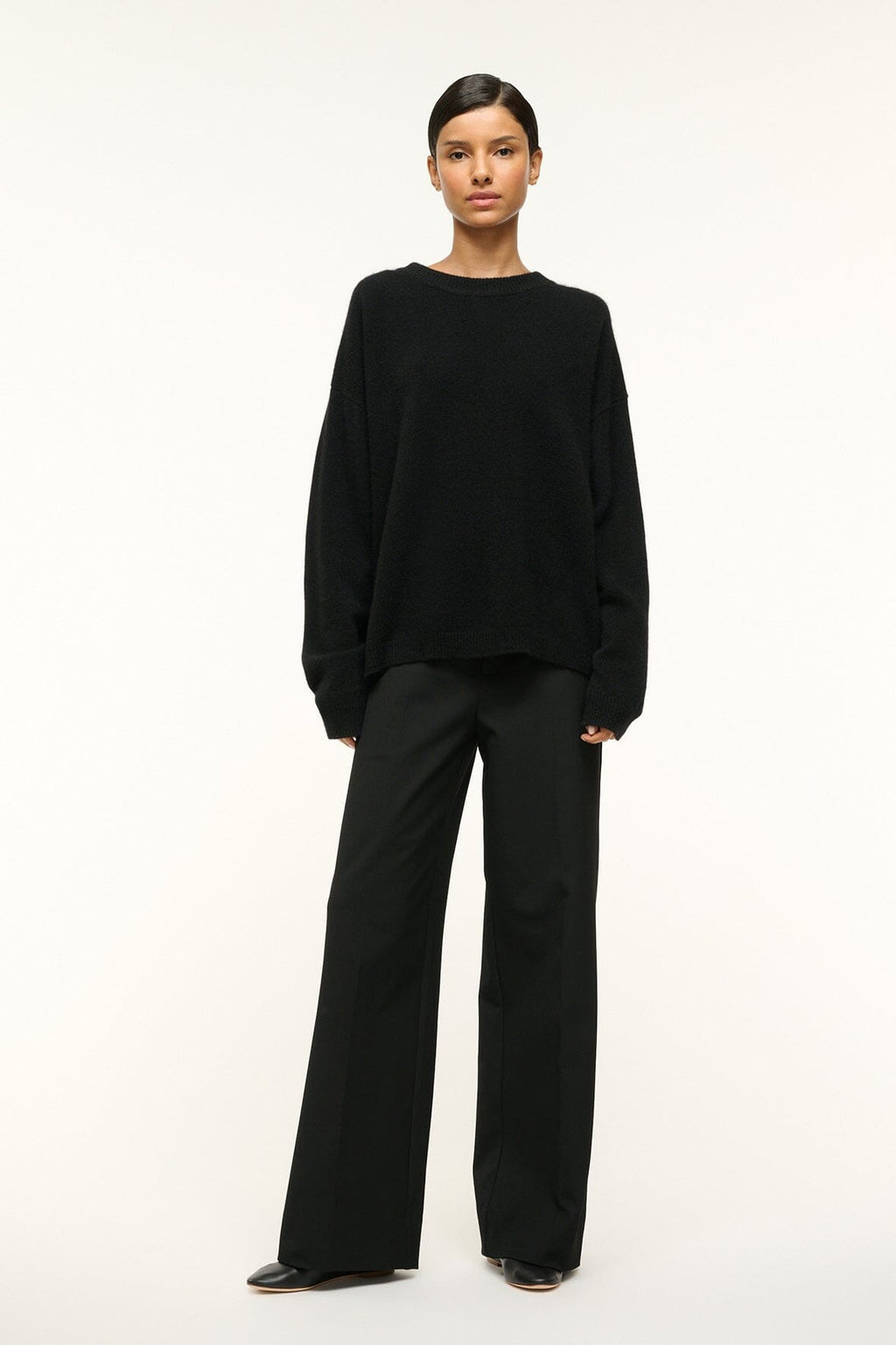 Women's Relaxed Crew-Neck Knit Jumper with Boxy Fit - 5