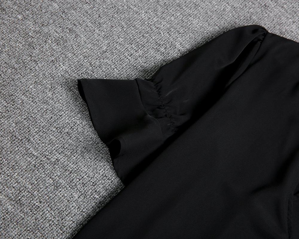 Women's Midi Dress with Flutter Sleeves and V-Neck - 9