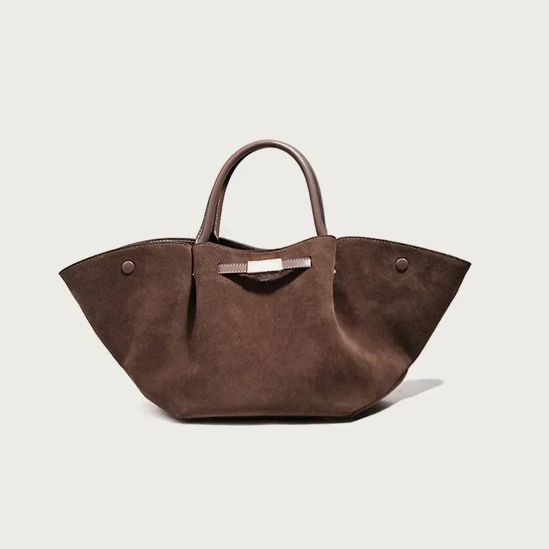 Tote Bag with Detachable Strap and Sturdy Handles - Espresso (Small)