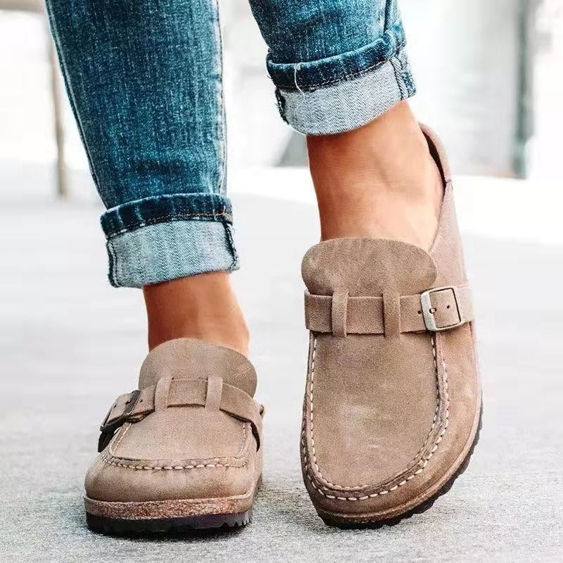 Lorvine | Orthopaedic Slip-Ons - Khaki