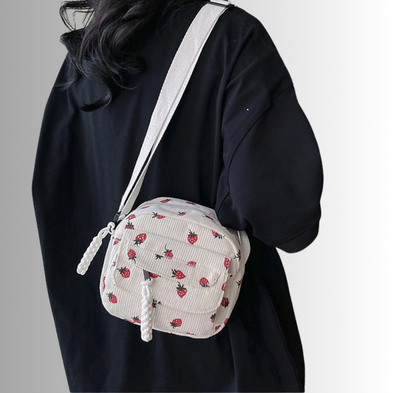 Mini Crossbody Bag with Adjustable Strap and Multiple Pockets - 17