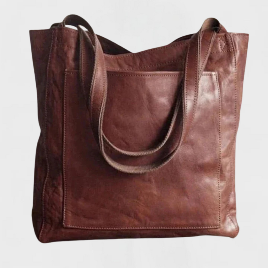 Women's Tote Bag with Adjustable Strap and Front Pocket - 3
