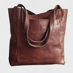 Women's Tote Bag with Adjustable Strap and Front Pocket - 3
