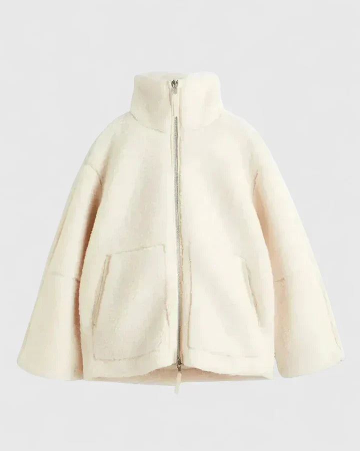 Tia | Comfortable Jacket - Cream