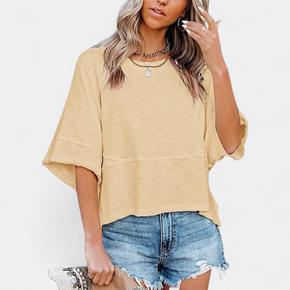 Women's Casual Batwing Sleeve Blouse - 29