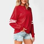 Women's Colourblock Pullover Sweatshirt - 5