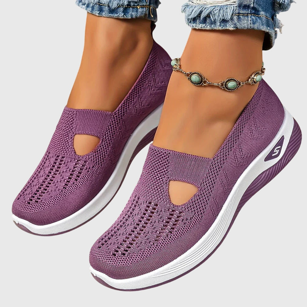 Emely | Orthopaedic Slip-On Shoes - Purple