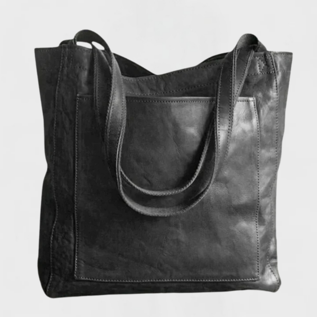 Women's Tote Bag with Adjustable Strap and Front Pocket - 4