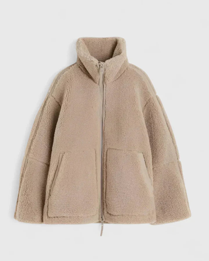Tia | Comfortable Jacket - Brown