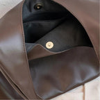 Women's Tote Bag with Shoulder Strap and Slouchy Silhouette - 4