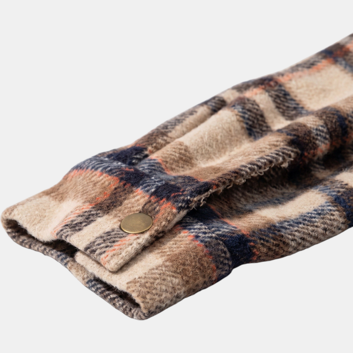 Women's Flannel Hooded Check Shacket Fleece Lined Coat - 11