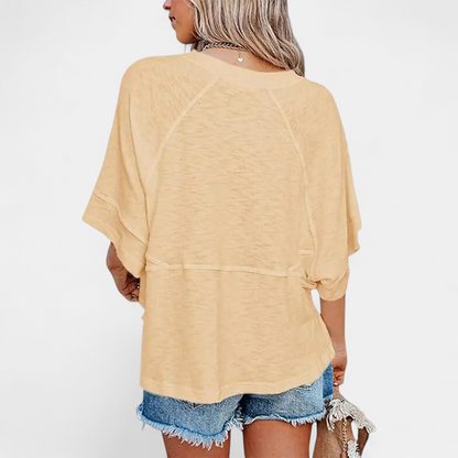 Women's Casual Batwing Sleeve Blouse - 30