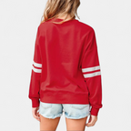 Women's Colourblock Pullover Sweatshirt - 6