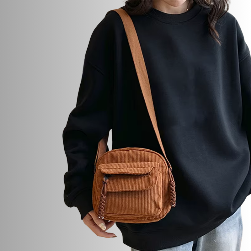 Mini Crossbody Bag with Adjustable Strap and Multiple Pockets - 4
