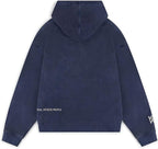 Unisex Hoodie with Rhinestone Statement Text and Relaxed Fit - 7