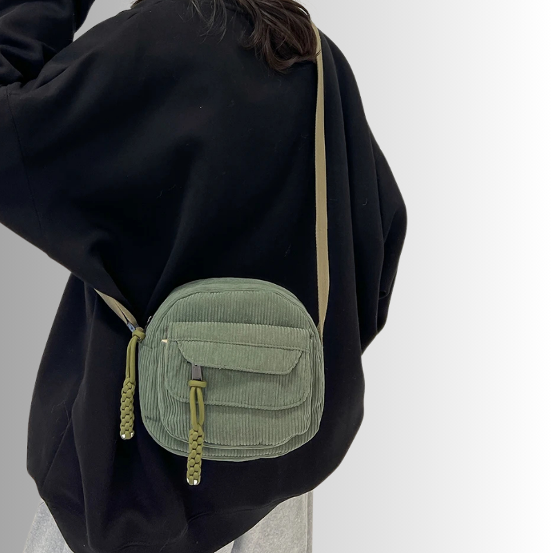 Mini Crossbody Bag with Adjustable Strap and Multiple Pockets - 6