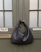 Women's Shoulder Bag with Woven Braided Texture - 5