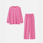 Women's Pyjamas Sets Oversized Wide Leg Striped Two Piece Set - 5