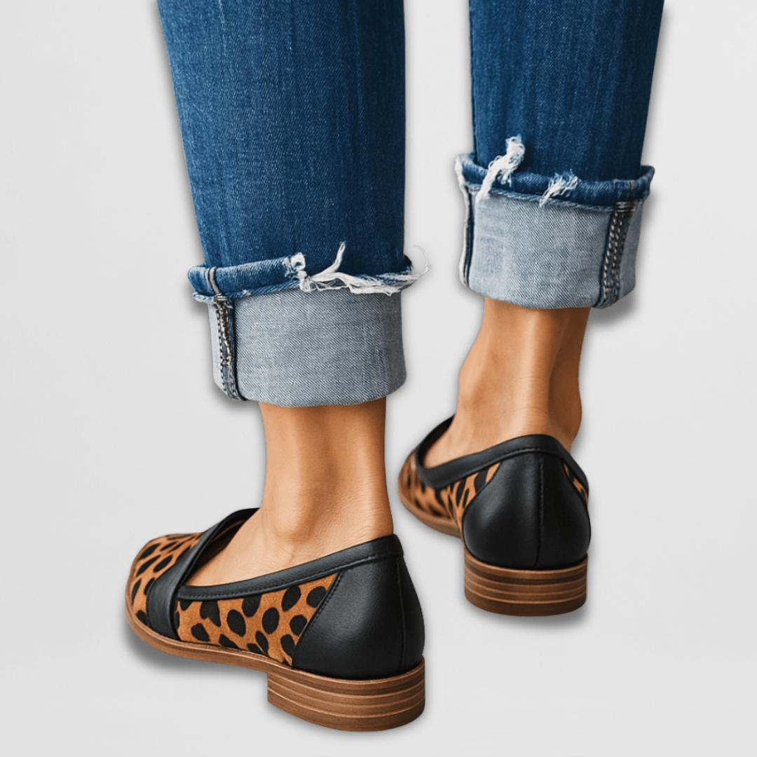 Women's Loafers with Cushioned Insole and Flexible Sole - 5
