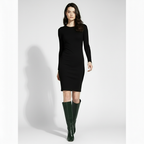 Women's Knee High Boots with Pointed Toe and Stiletto Heel - 11