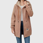 Lieke - Women's Fleece Jacket - Brown