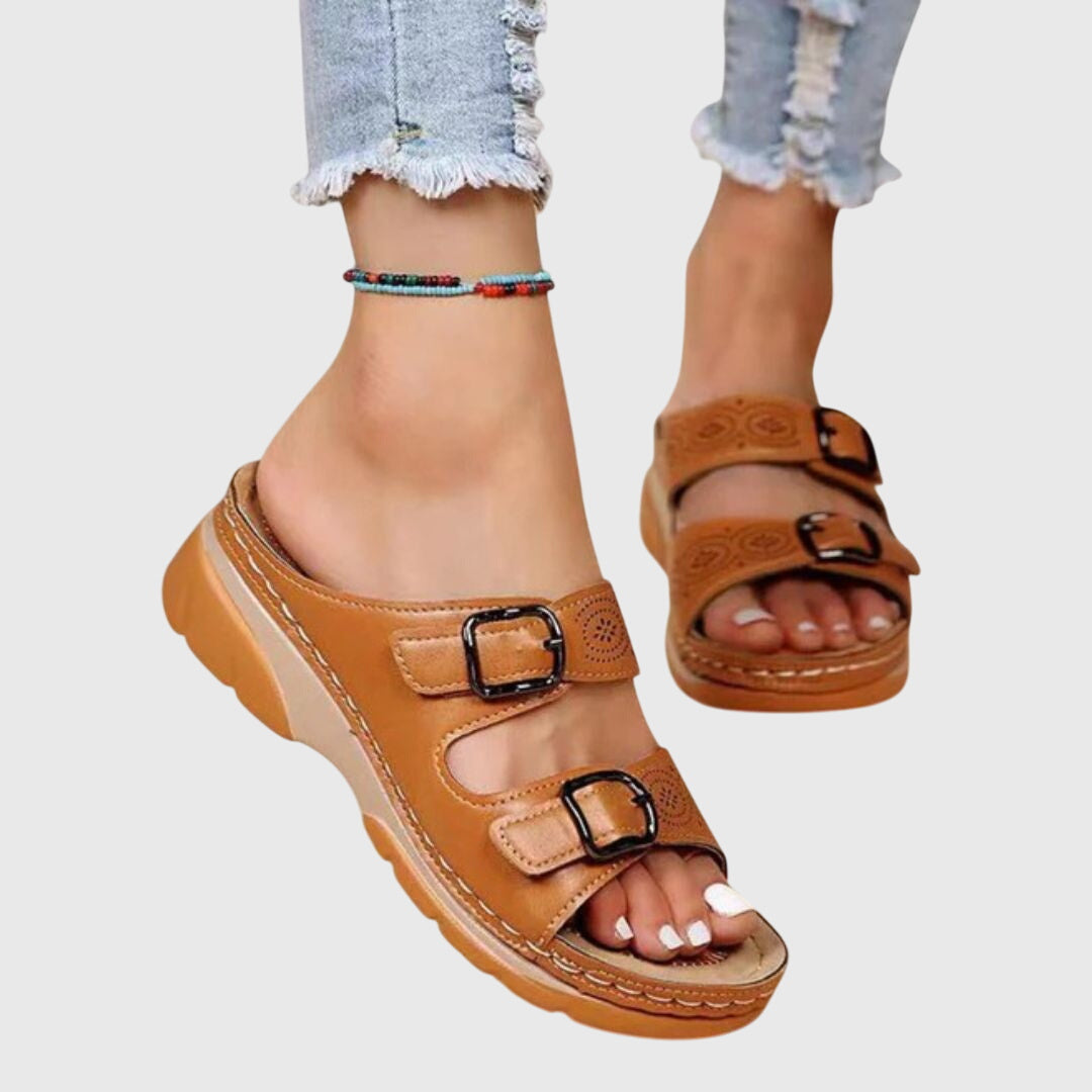 Diora | Orthopaedic Leather Sandals - 3