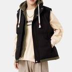 Women's Quilted Hooded Puffer Gilet Zip Front Fleece Lined - 9