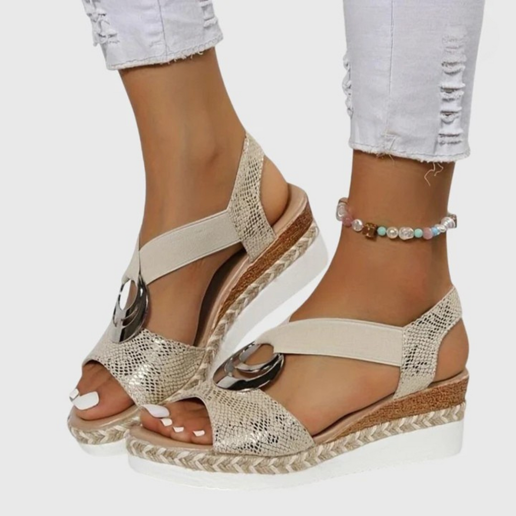 Olivia | Orthopaedic Sandals - Beige 1
